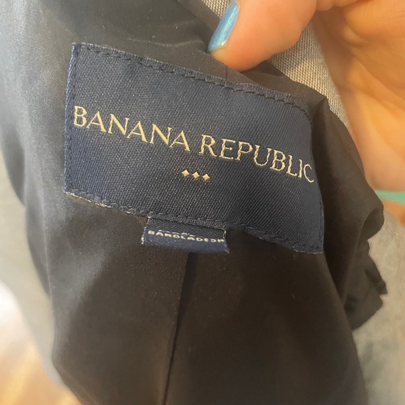 Banana Republic Light Gray Suit Jacket - Picture 6 of 7